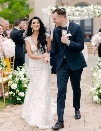Adam-Gottschalk-with-wife-Raven-Gates-on-wedding