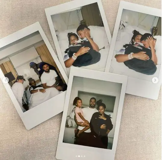 Cheyenne-Floyd-posts-polaroid-pictures-of-son